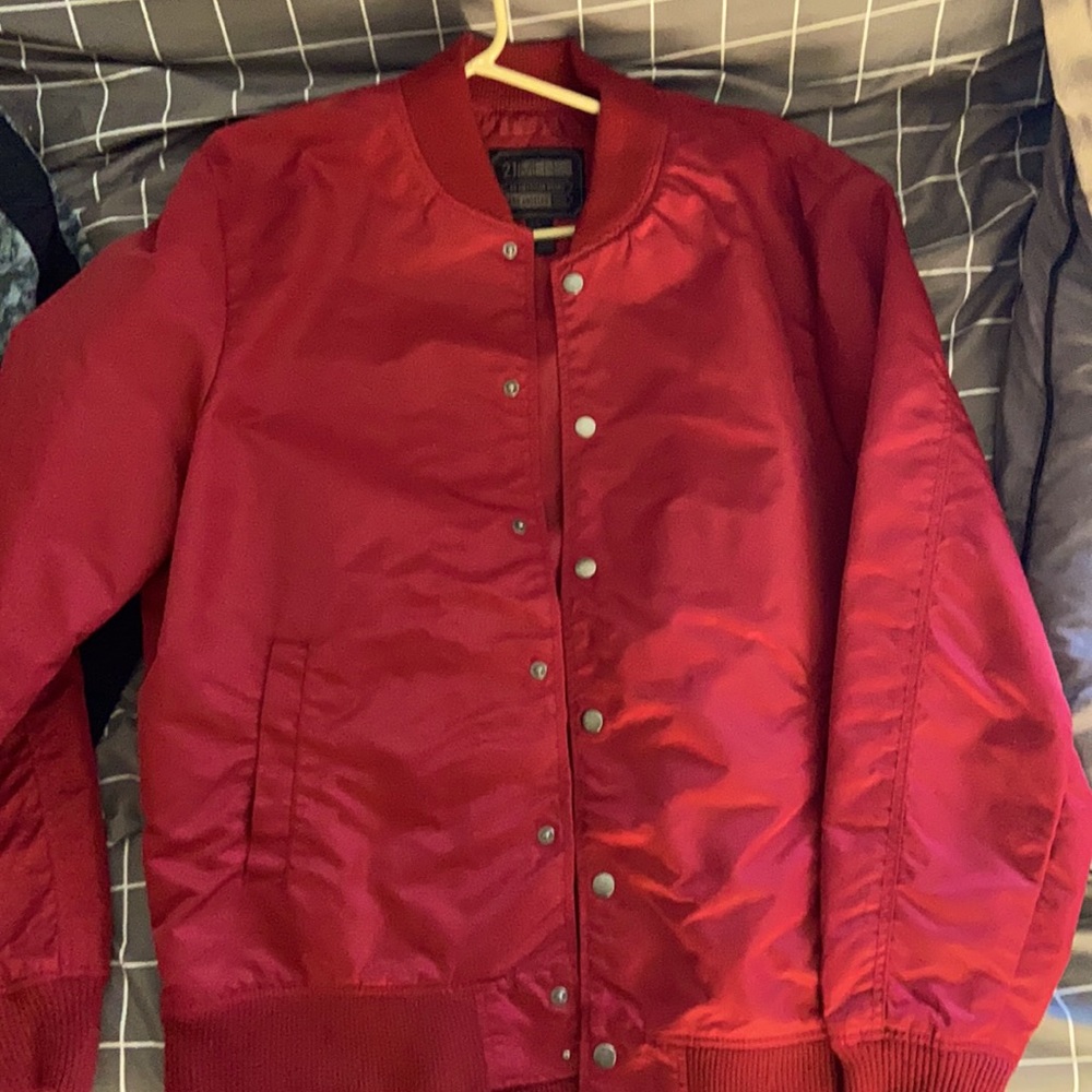 21men RED BOMBER JACKET